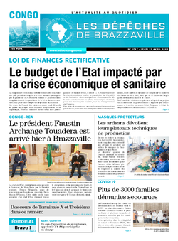 Les Dépêches de Brazzaville : Édition brazzaville du 23 avril 2020