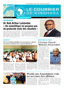 Les Dépêches de Brazzaville : Édition le courrier de kinshasa du 05 mai 2020