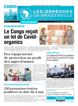Les Dépêches de Brazzaville : Édition brazzaville du 06 mai 2020