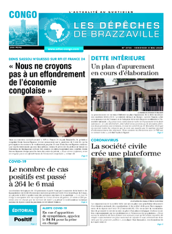 Les Dépêches de Brazzaville : Édition brazzaville du 08 mai 2020