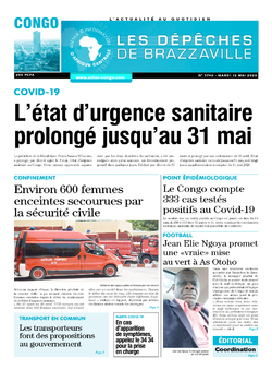 Les Dépêches de Brazzaville : Édition brazzaville du 12 mai 2020