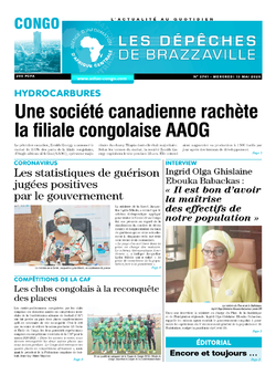 Les Dépêches de Brazzaville : Édition brazzaville du 13 mai 2020
