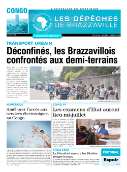 Les Dépêches de Brazzaville : Édition brazzaville du 19 mai 2020