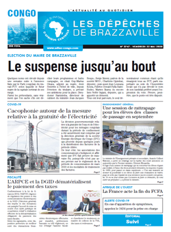 Les Dépêches de Brazzaville : Édition brazzaville du 22 mai 2020