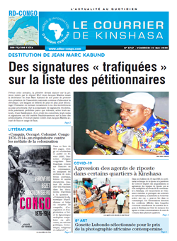 Les Dépêches de Brazzaville : Édition le courrier de kinshasa du 22 mai 2020