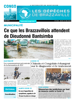 Les Dépêches de Brazzaville : Édition brazzaville du 26 mai 2020