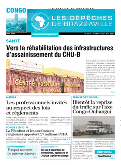 Les Dépêches de Brazzaville : Édition brazzaville du 27 mai 2020