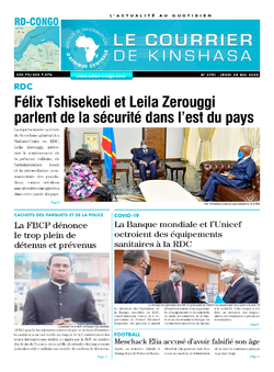 Les Dépêches de Brazzaville : Édition le courrier de kinshasa du 28 mai 2020