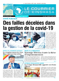 Les Dépêches de Brazzaville : Édition le courrier de kinshasa du 02 juin 2020
