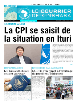 Les Dépêches de Brazzaville : Édition brazzaville du 08 juin 2020