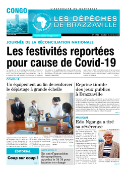 Les Dépêches de Brazzaville : Édition brazzaville du 09 juin 2020