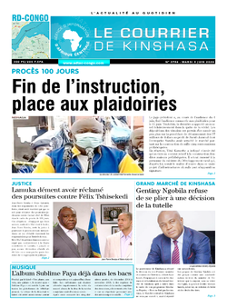 Les Dépêches de Brazzaville : Édition le courrier de kinshasa du 09 juin 2020
