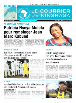 Les Dépêches de Brazzaville : Édition le courrier de kinshasa du 11 juin 2020