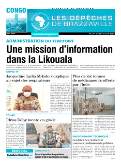 Les Dépêches de Brazzaville : Édition brazzaville du 29 juin 2020