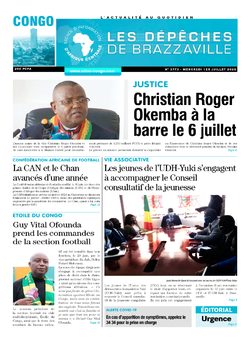 Les Dépêches de Brazzaville : Édition brazzaville du 01 juillet 2020