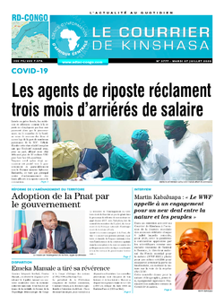 Les Dépêches de Brazzaville : Édition brazzaville du 07 juillet 2020