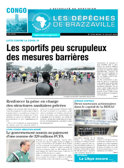Les Dépêches de Brazzaville : Édition brazzaville du 14 juillet 2020