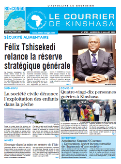 Les Dépêches de Brazzaville : Édition le courrier de kinshasa du 15 juillet 2020
