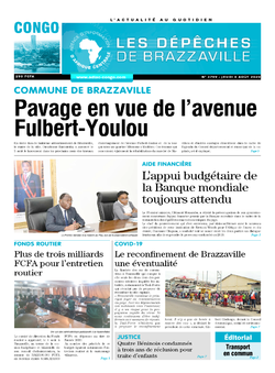 Les Dépêches de Brazzaville : Édition brazzaville du 06 août 2020