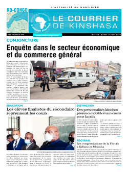 Les Dépêches de Brazzaville : Édition le courrier de kinshasa du 11 août 2020