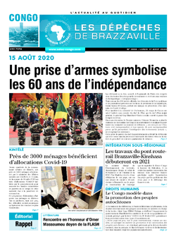 Les Dépêches de Brazzaville : Édition brazzaville du 17 août 2020