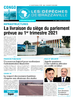 Les Dépêches de Brazzaville : Édition brazzaville du 18 août 2020
