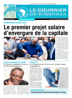 Les Dépêches de Brazzaville : Édition le courrier de kinshasa du 21 août 2020