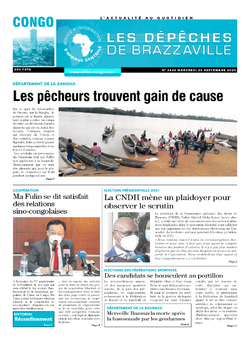 Les Dépêches de Brazzaville : Édition brazzaville du 30 septembre 2020