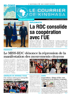 Les Dépêches de Brazzaville : Édition brazzaville du 02 octobre 2020