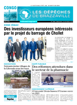 Les Dépêches de Brazzaville : Édition brazzaville du 14 octobre 2020