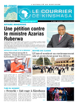 Les Dépêches de Brazzaville : Édition brazzaville du 14 octobre 2020