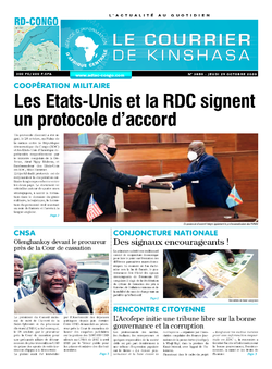 Les Dépêches de Brazzaville : Édition brazzaville du 29 octobre 2020