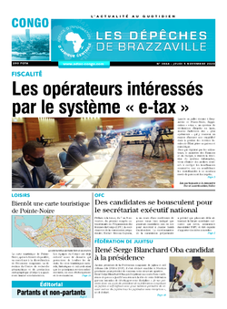 Les Dépêches de Brazzaville : Édition brazzaville du 05 novembre 2020