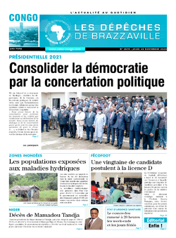 Les Dépêches de Brazzaville : Édition brazzaville du 26 novembre 2020