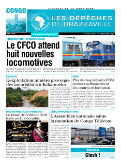 Les Dépêches de Brazzaville : Édition brazzaville du 10 décembre 2020
