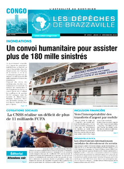 Les Dépêches de Brazzaville : Édition brazzaville du 31 décembre 2020