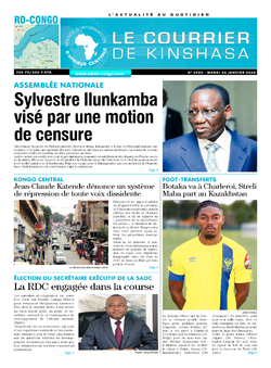Les Dépêches de Brazzaville : Édition brazzaville du 26 janvier 2021