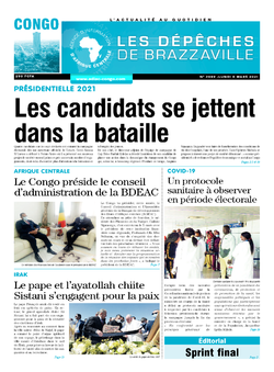 Les Dépêches de Brazzaville : Édition brazzaville du 08 mars 2021
