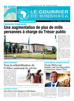 Les Dépêches de Brazzaville : Édition brazzaville du 02 avril 2021