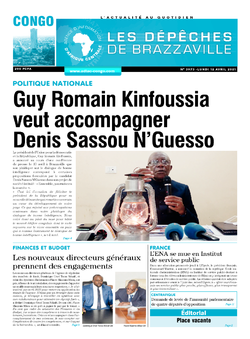 Les Dépêches de Brazzaville : Édition brazzaville du 12 avril 2021
