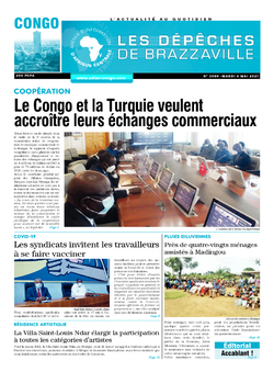 Les Dépêches de Brazzaville : Édition brazzaville du 04 mai 2021
