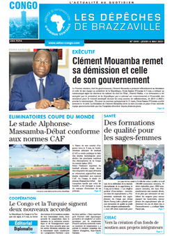Les Dépêches de Brazzaville : Édition brazzaville du 06 mai 2021