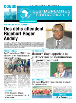 Les Dépêches de Brazzaville : Édition brazzaville du 18 mai 2021