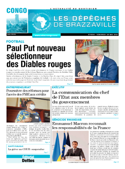 Les Dépêches de Brazzaville : Édition brazzaville du 28 mai 2021