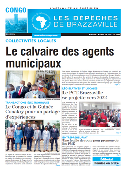 Les Dépêches de Brazzaville : Édition brazzaville du 20 juillet 2021