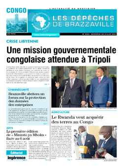 Les Dépêches de Brazzaville : Édition brazzaville du 28 juillet 2021