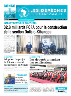 Les Dépêches de Brazzaville : Édition brazzaville du 17 août 2021