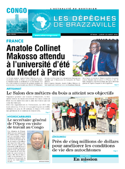 Les Dépêches de Brazzaville : Édition brazzaville du 23 août 2021