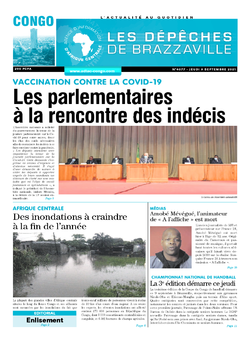 Les Dépêches de Brazzaville : Édition brazzaville du 09 septembre 2021
