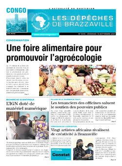 Les Dépêches de Brazzaville : Édition brazzaville du 10 septembre 2021